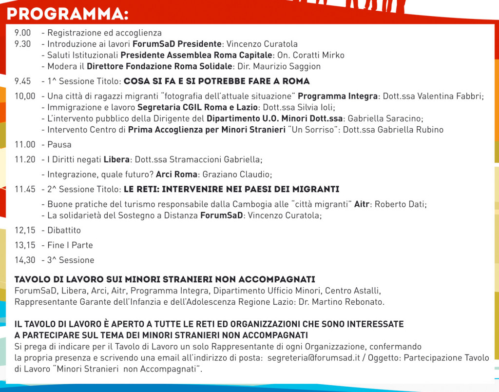 programma 20 novembre