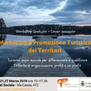 Ritorna il workshop su “Marketing dei territori e turismo sostenibile”, 14-27 marzo 2019